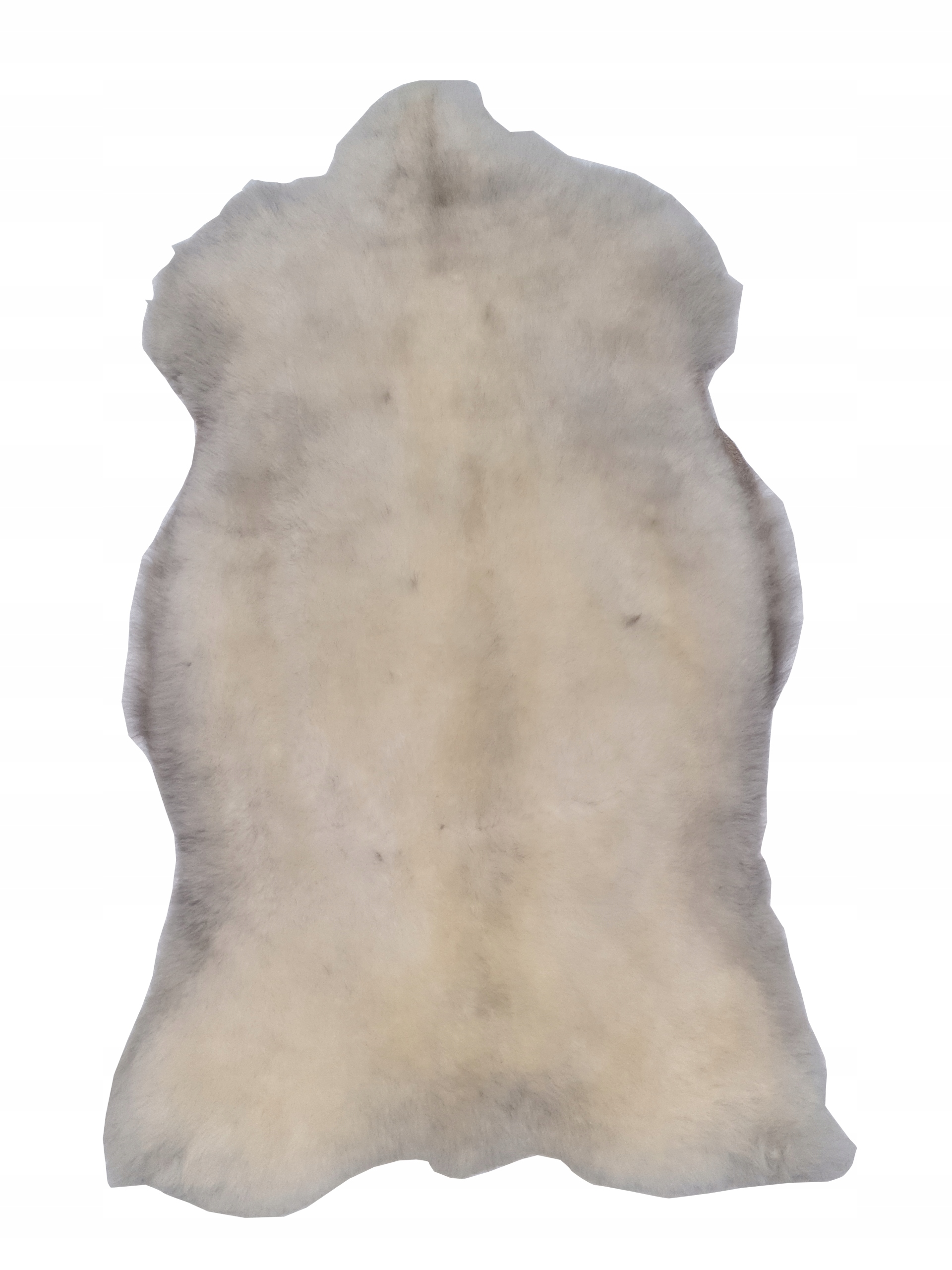 Ovčia koža Unikát Prírodná Bielo-šedá