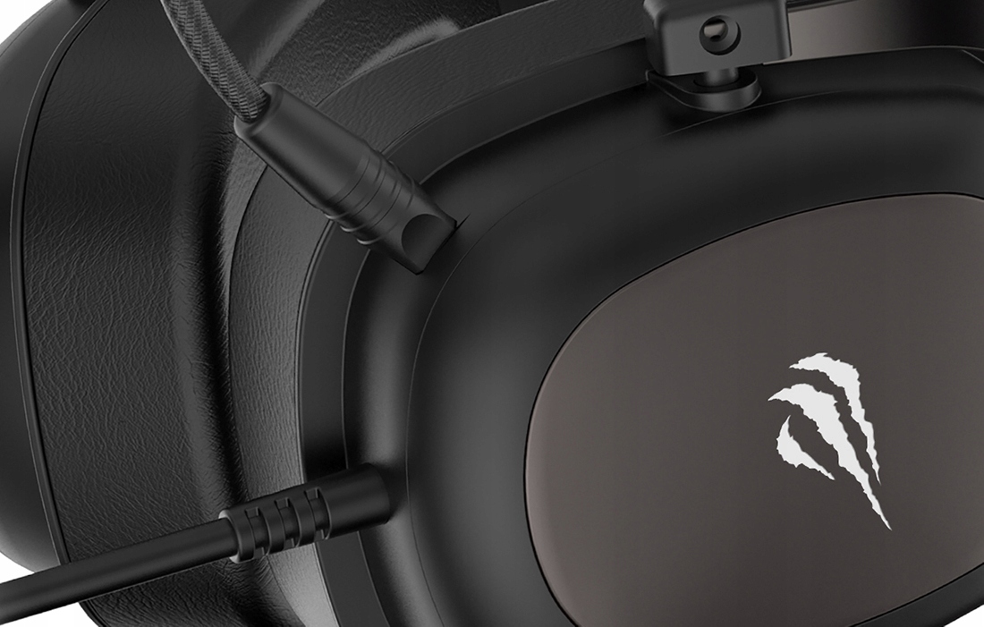 SŁUCHAWKI GAMINGOWE HAVIT H2002D MINI JACK 3.5MM KOMPATYBILNOŚĆ XBOX PS4 Kolor czarny