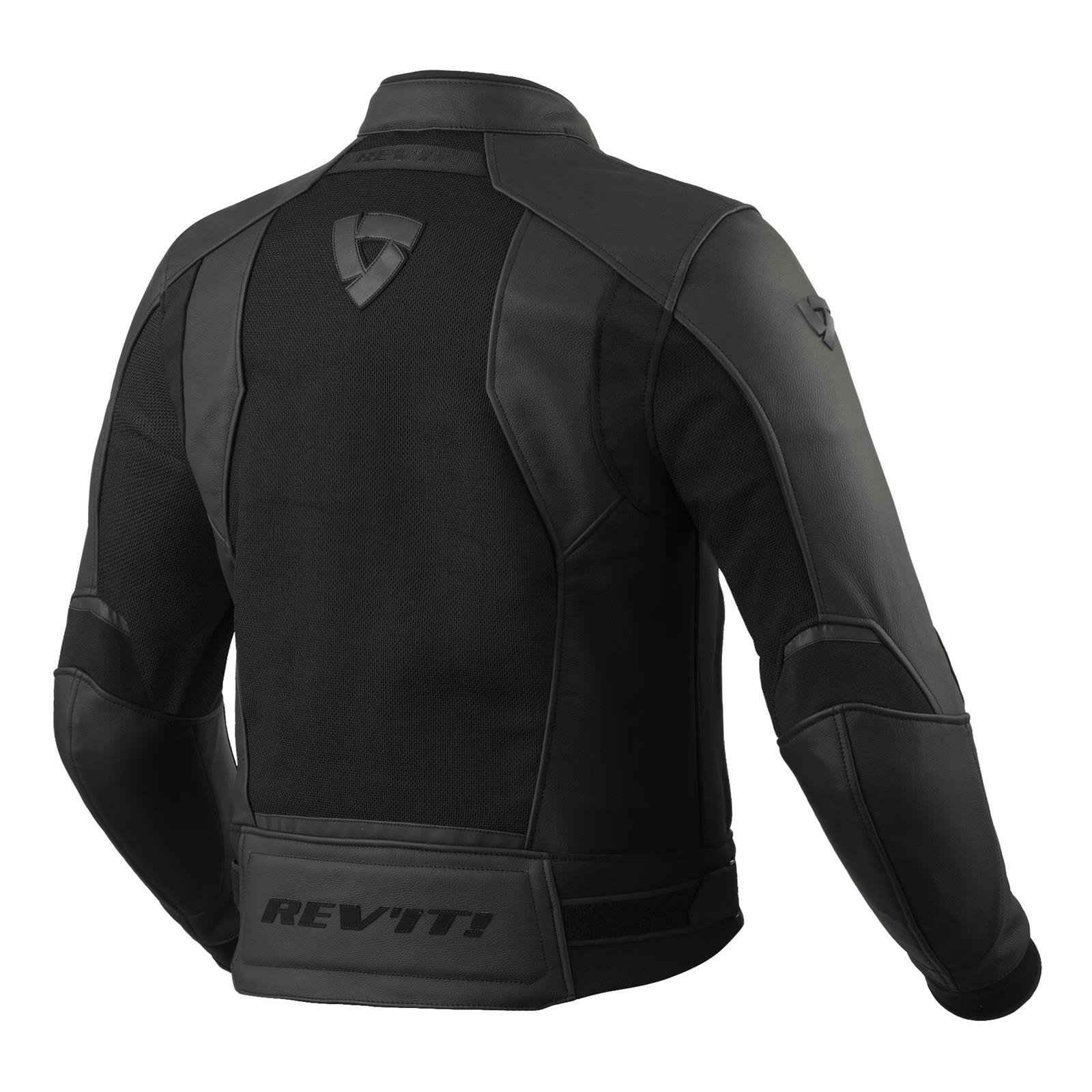 Kurtka skórzana REVIT IGNITION 4 H2O BLACK MESH Producent Rev’it!