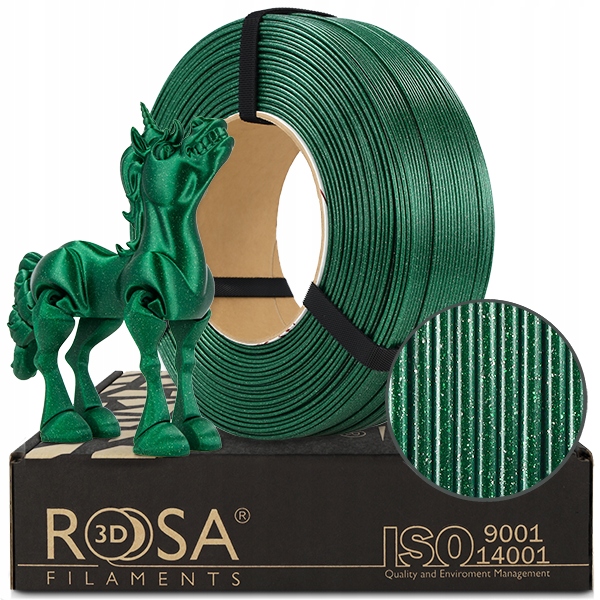 ReFill Pla Galaxy 1,75mm Emerald Green 1kg