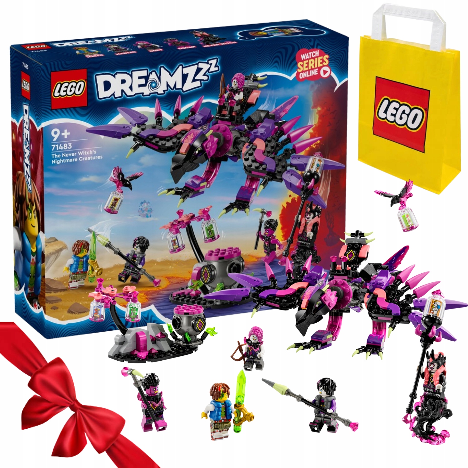 Zestaw Klocków Lego Dreamzzz Stwory Z Koszmarów Nigdywiedźmy 71483