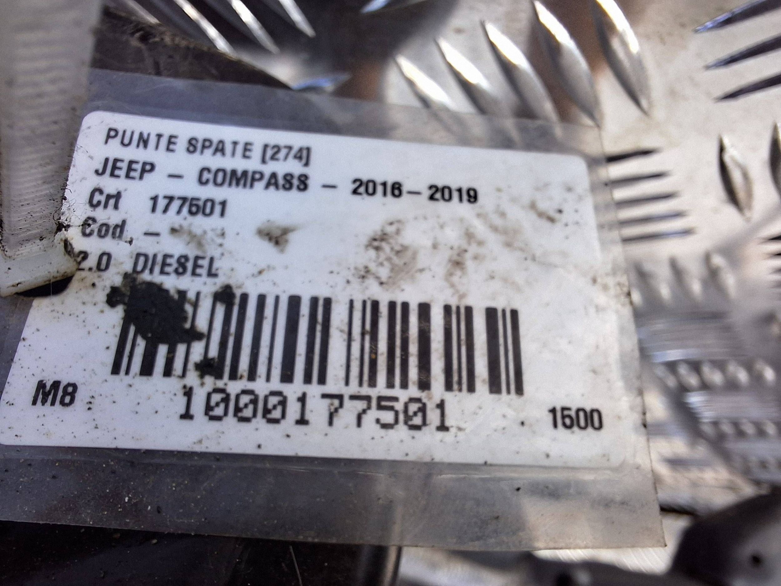 Achsträger Vorderachsträger Fahrschemel heck JEEP COMPASS II 17- 2.0 D