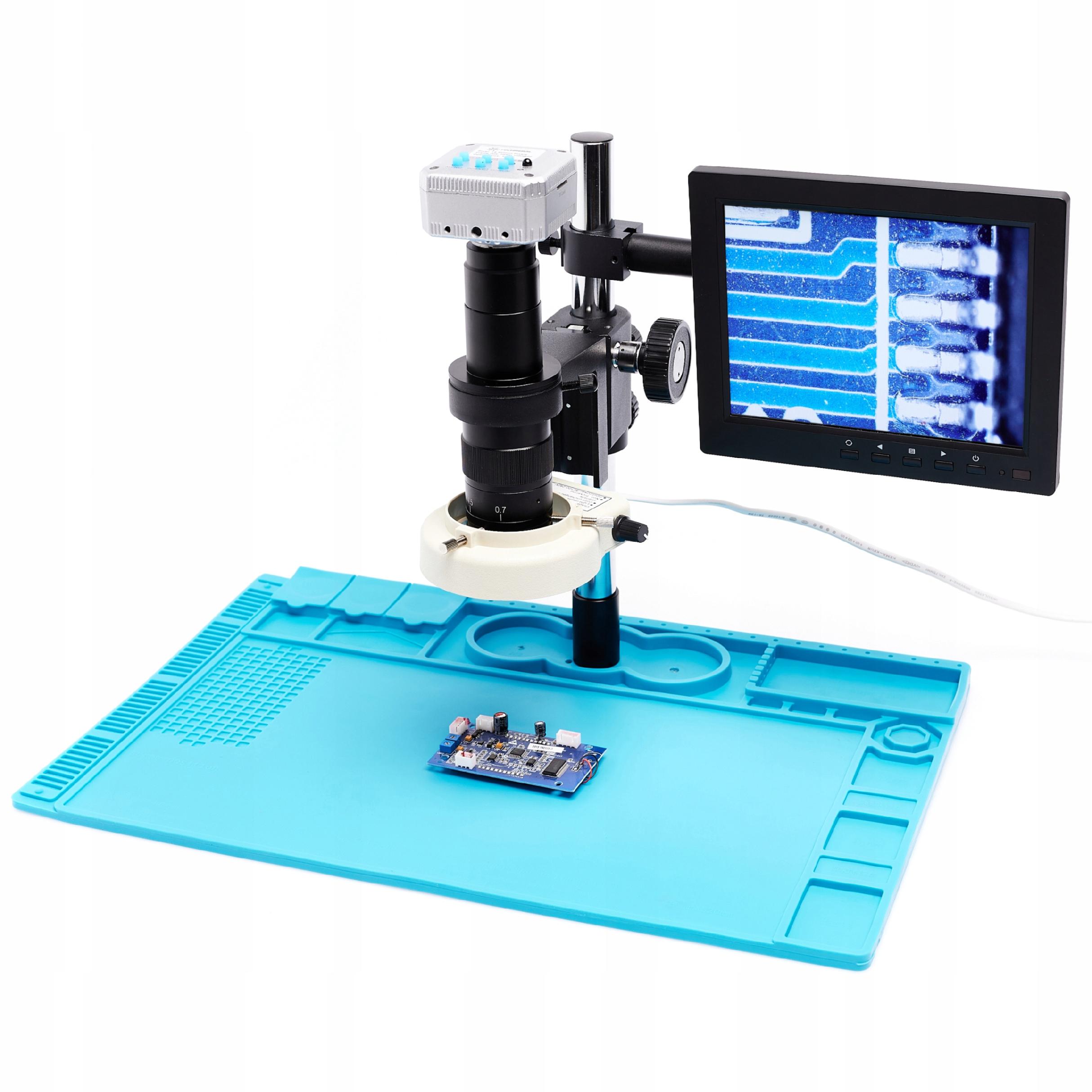 Digitální Mikroskop Dobrá Kamera 16 Mp 4K Hdmi Základna