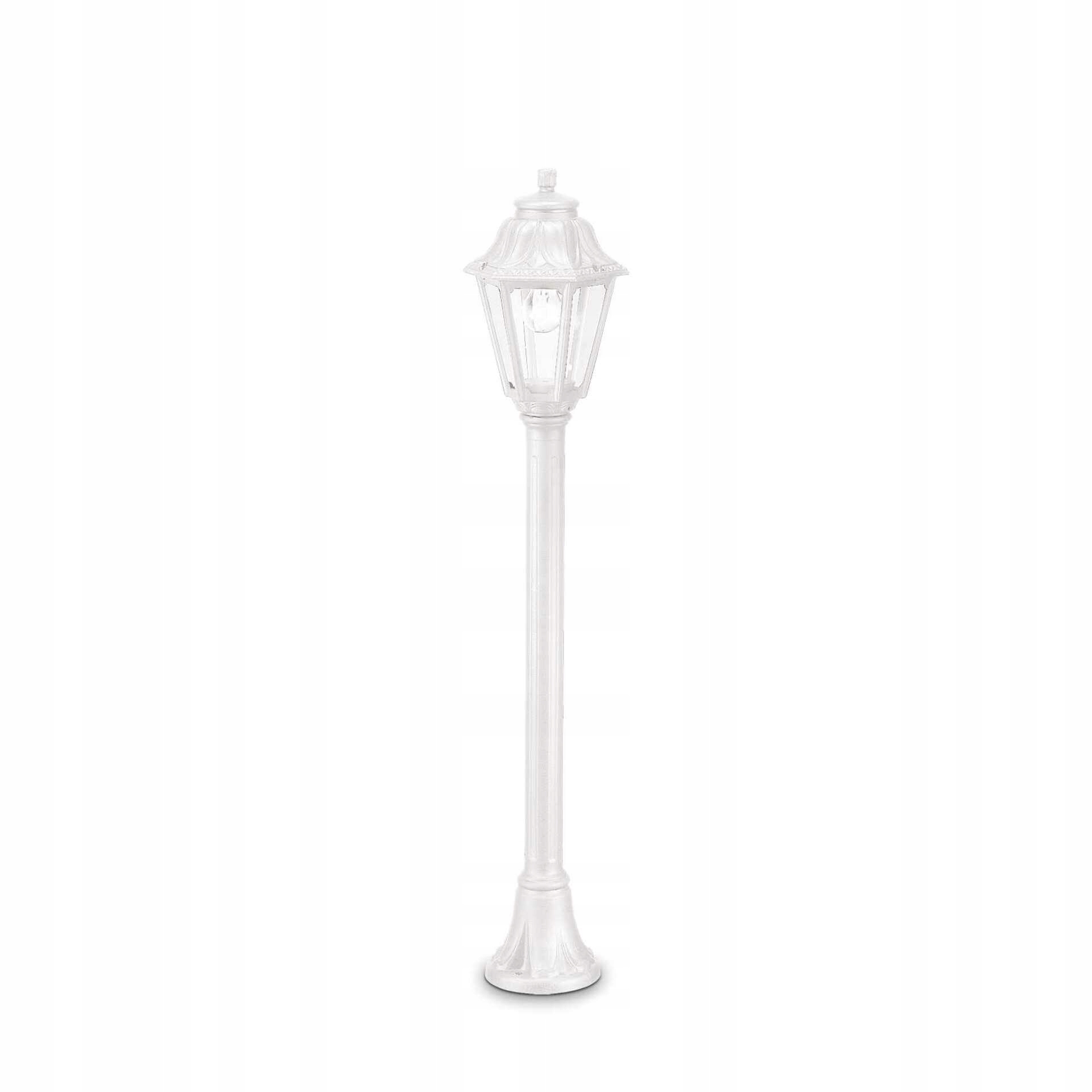 Vonkajšie stĺpikové svietidlo Ideal Lux Anna PT1 biela E27 IP44 1100mm