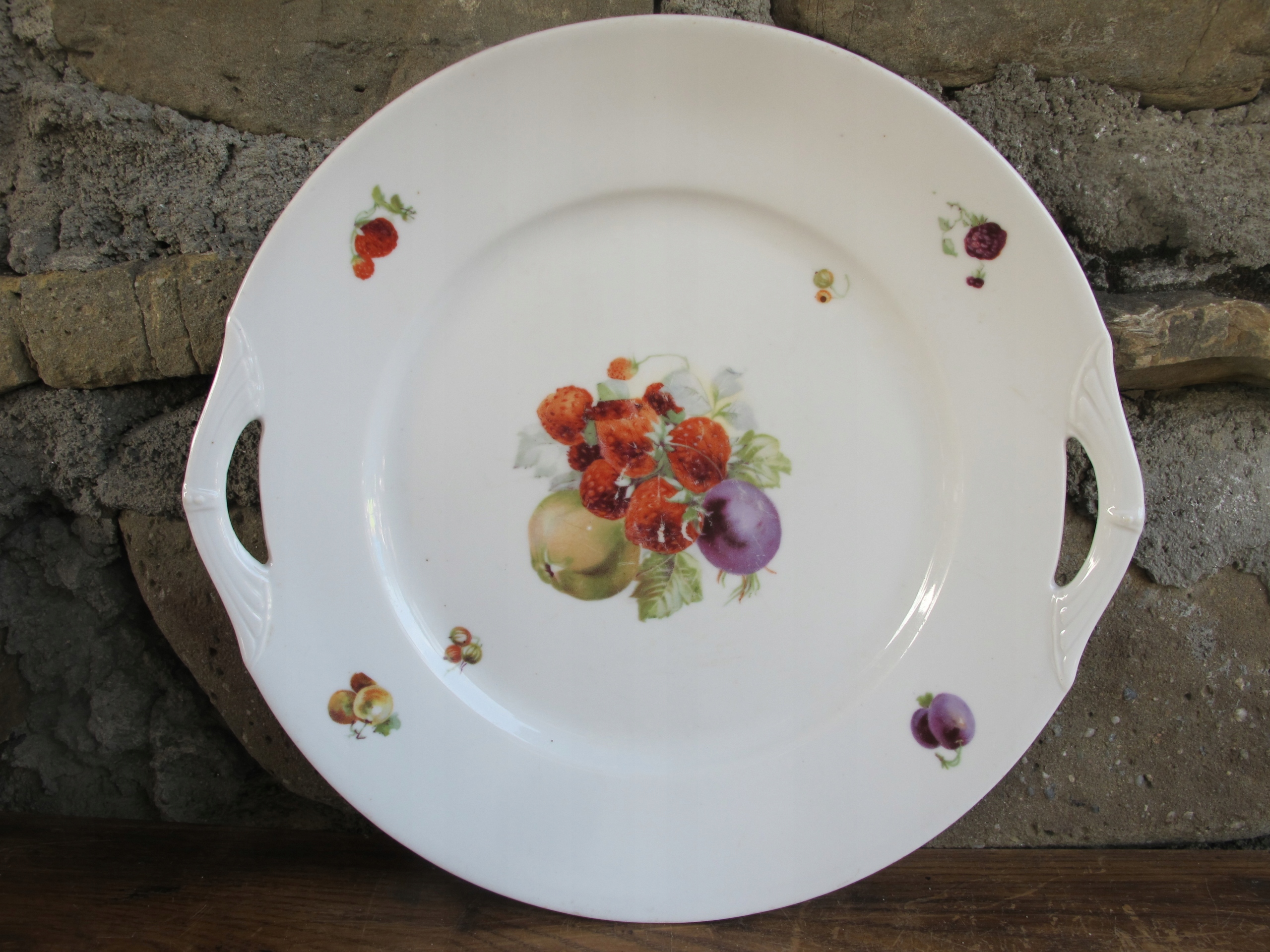 Porcelanowa Okrągła Patera/Półmisek _VINTAGE PRL