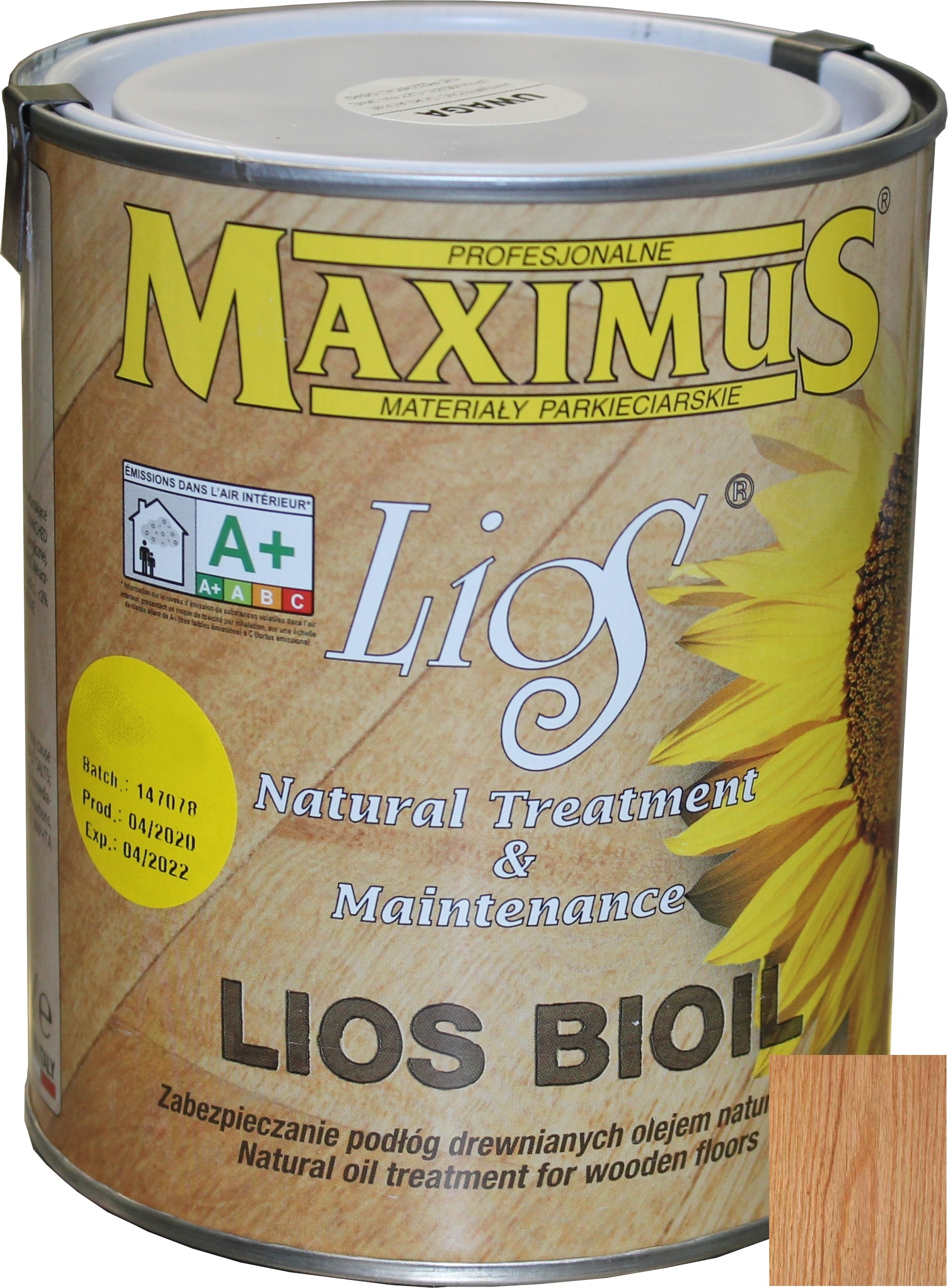Maximus Lios Bioil Natural 1L – olej na podlahy