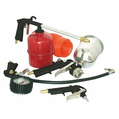 Pistolety lakiernicze zestaw 5 elementów Topex