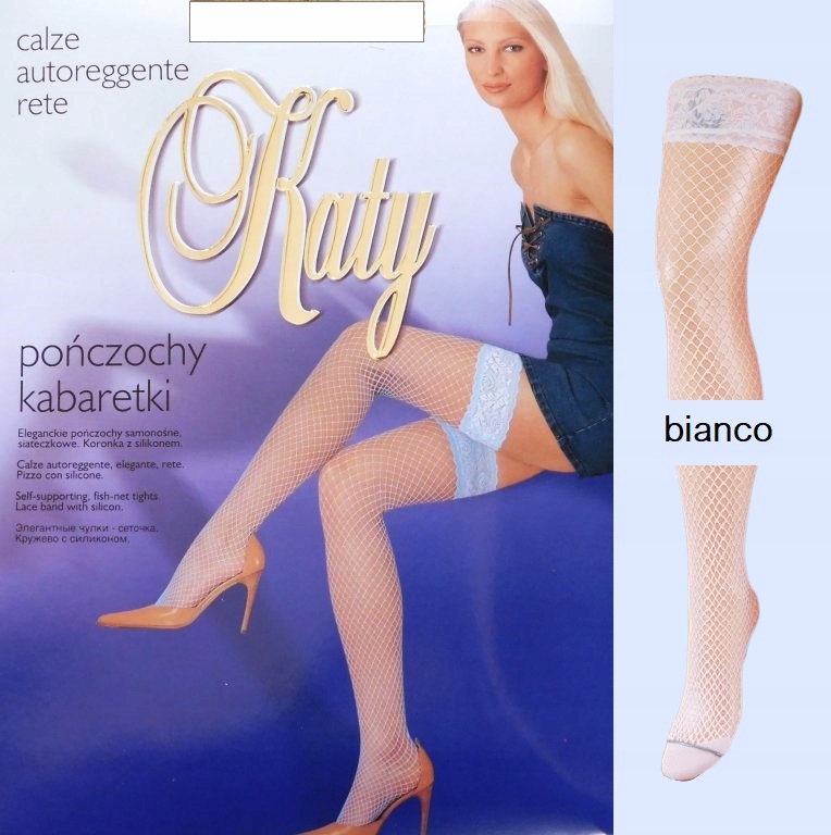 

Katy pończochy kabaretki średnie oczka bianco 4