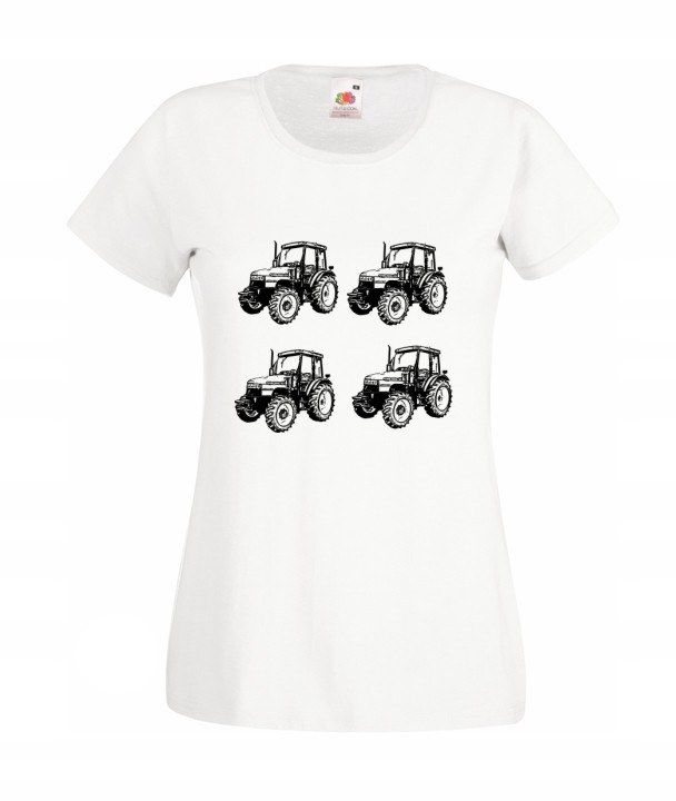 

Koszulka Damska Traktor Ciągnik Wzory Rolnik