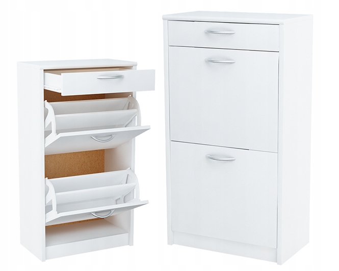 Szafka biała Na Buty półka na obuwie K034 Biały