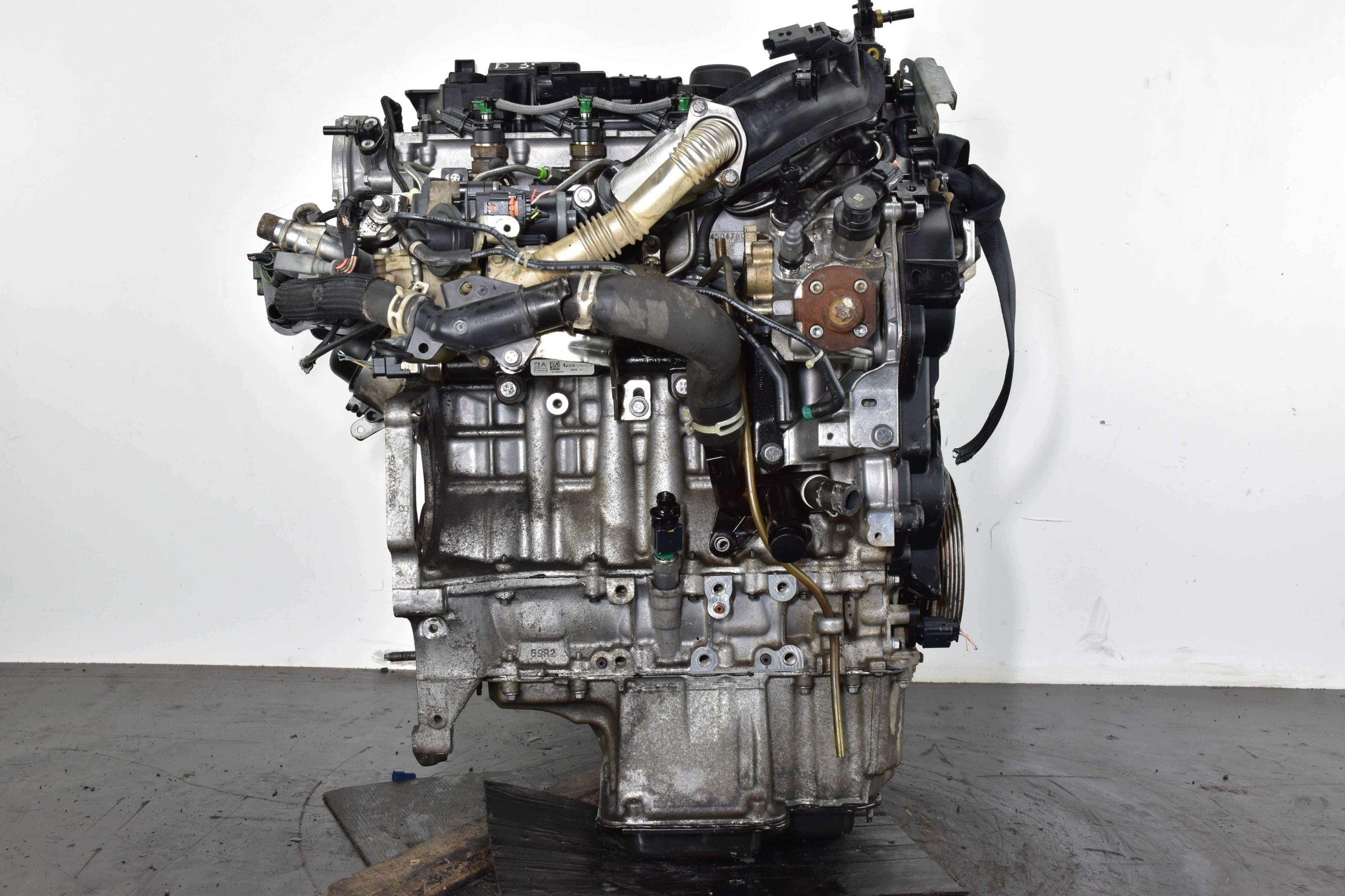 engine CITROEN JUMPY II FIAT SCUDO EXPERT 1.6 e-HDI 9H07 9HM @ KOMPRESJA @