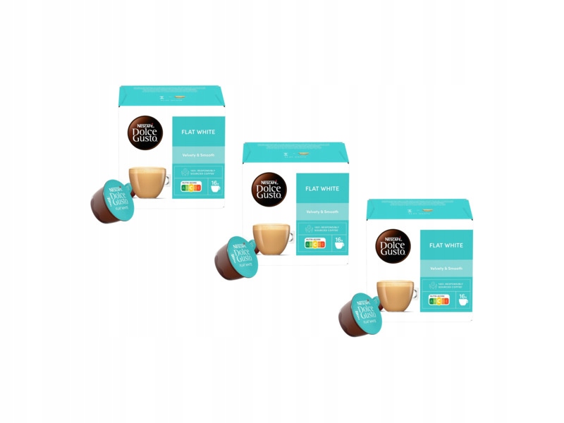 Kapsułki Nescafe Dolce Gusto Flat White 3x 16szt