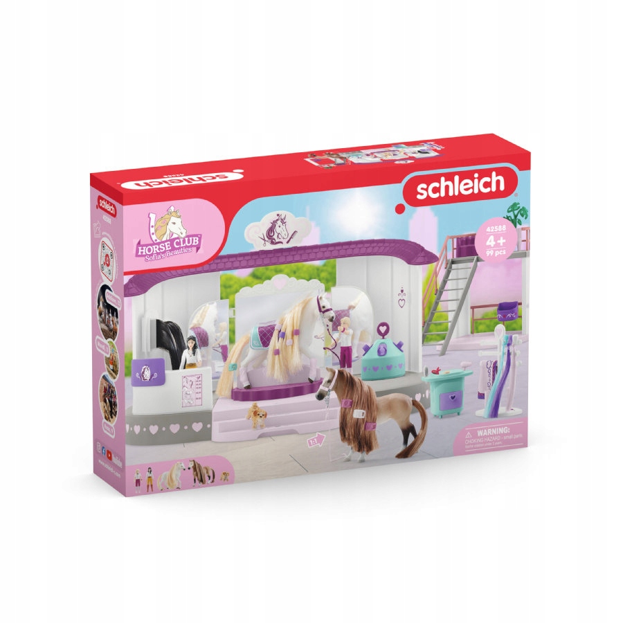 

Schleich 42588 Salon Piękności Dla Koni Sofia's