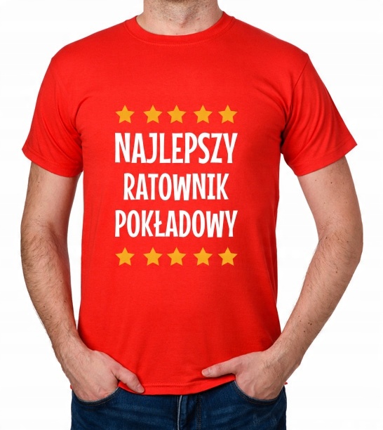 

koszulka Najlepszy Ratownik Pokładowy prezent