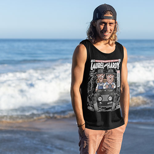 TANK TOP FILMOWE LAUREL AND HARDY Marka inna