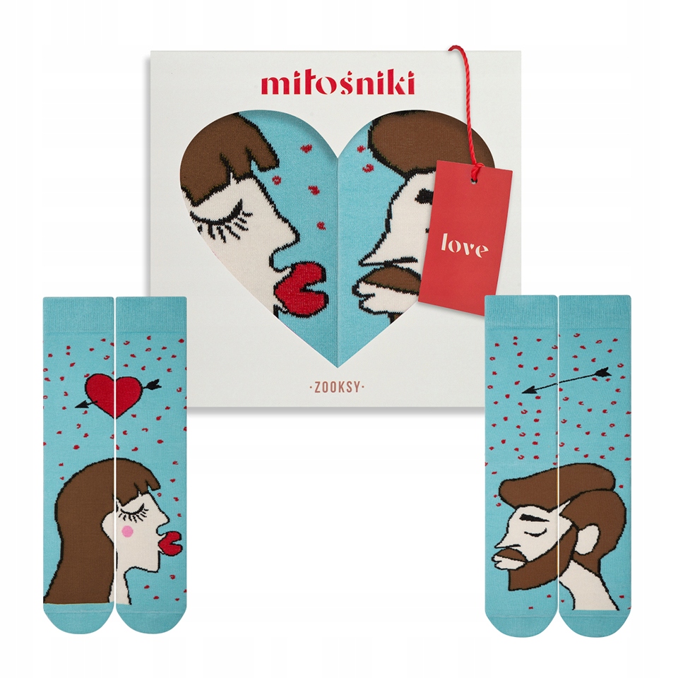 

Zestaw Skarpetek Walentynki Miłośniki 36-40|41-46