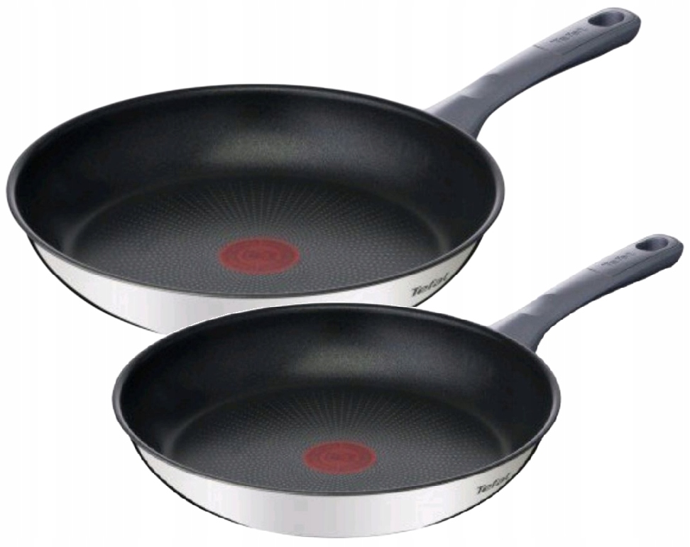 Patelnia Tefal Zestaw Daily 24/28 cm Inox Indukcja