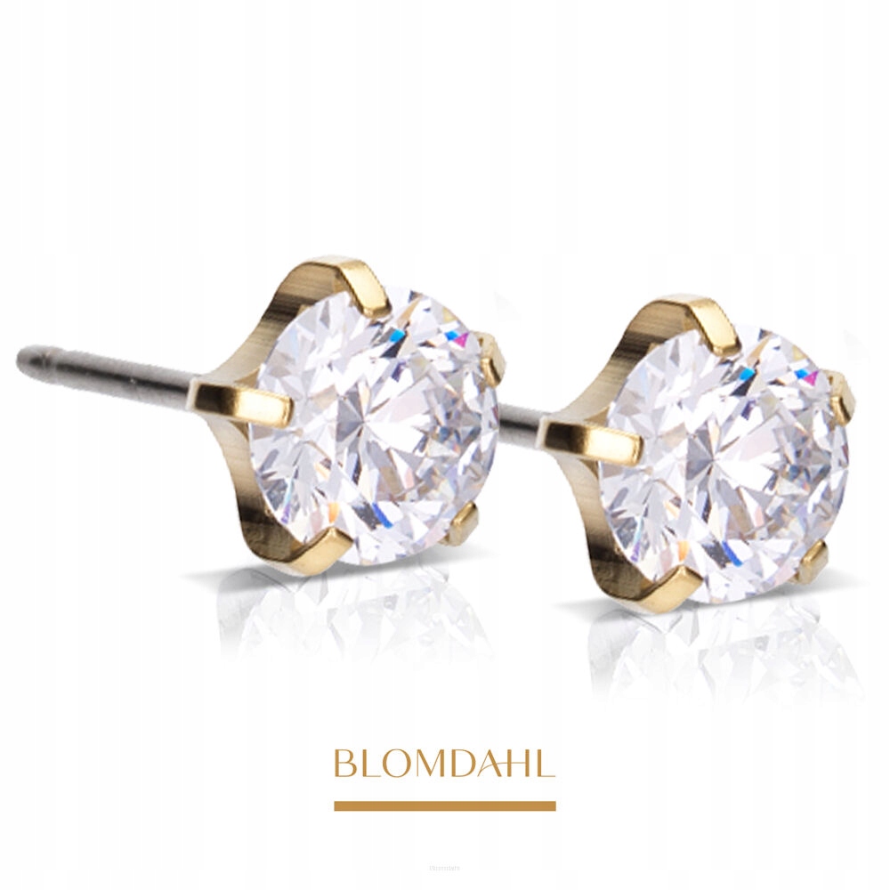 Hypoalergenní Náušnice Blomdahl Tiffany Precious Cz White 6 mm