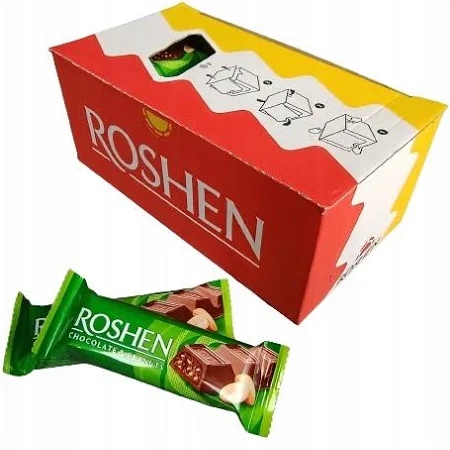 Baton Czekoladowo Orzechowy Roshen 29g x 30szt