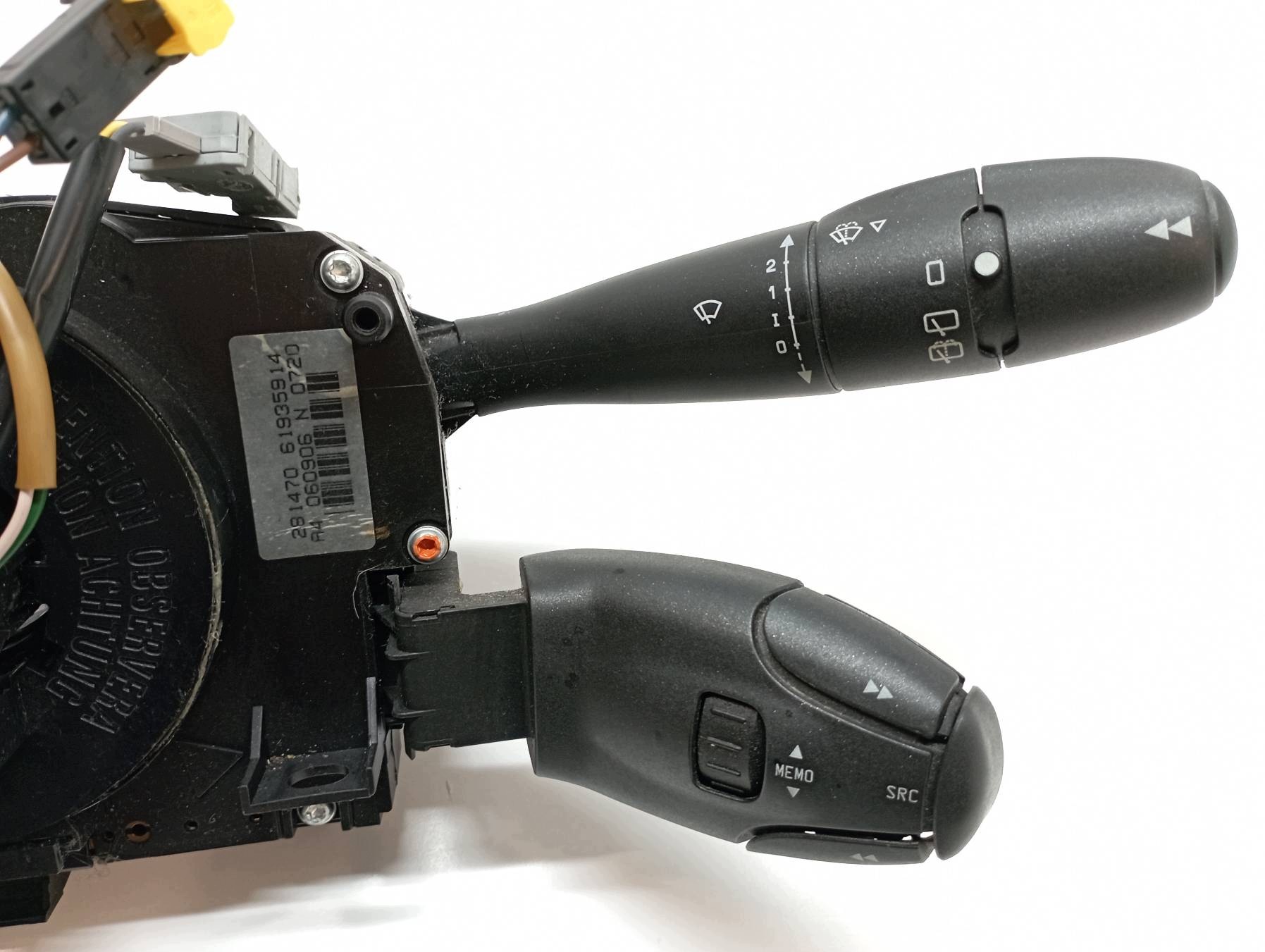 steering wheel levers and controls 96630731XT Peugeot 207 and (2006-2012)