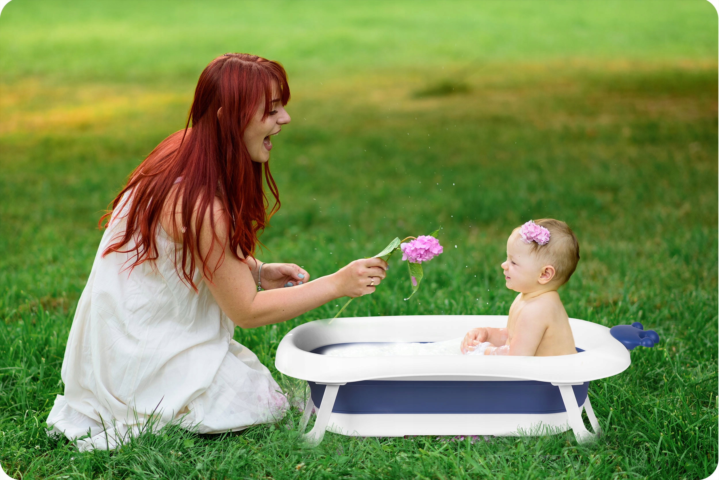 WANIENKA DLA DZIECKA SKŁADANA DUZA ZESTAW PODUSZKA Kod producenta 728001