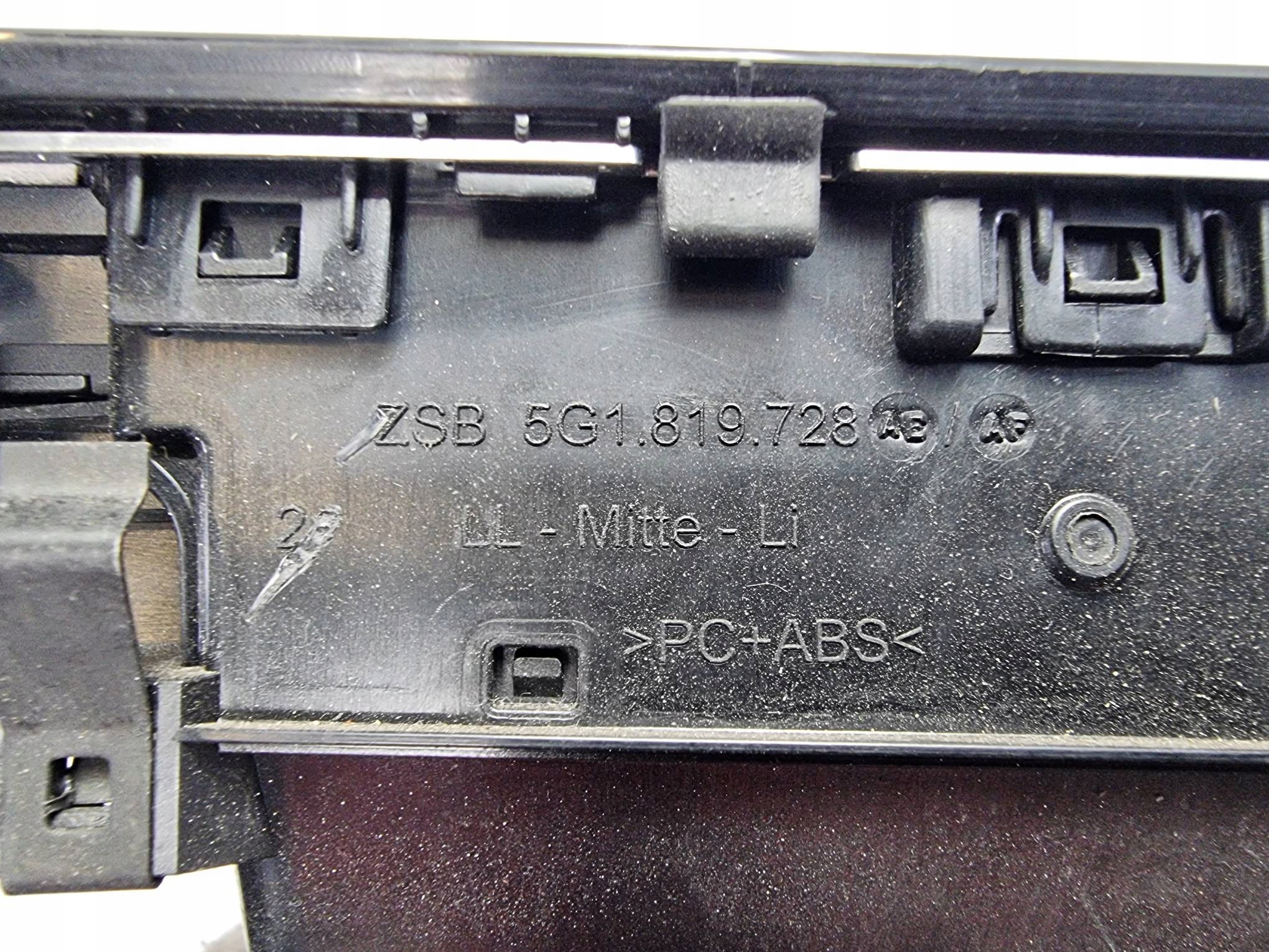 grid air conditioning devices 5G1819728 VOLKSWAGEN GOLF VII