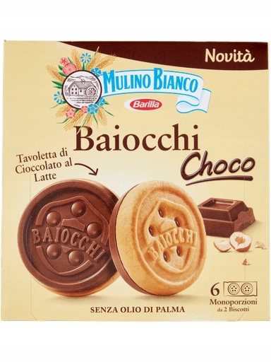Levně 4x Baiocchi Choco 144g balení Mulino Bianco