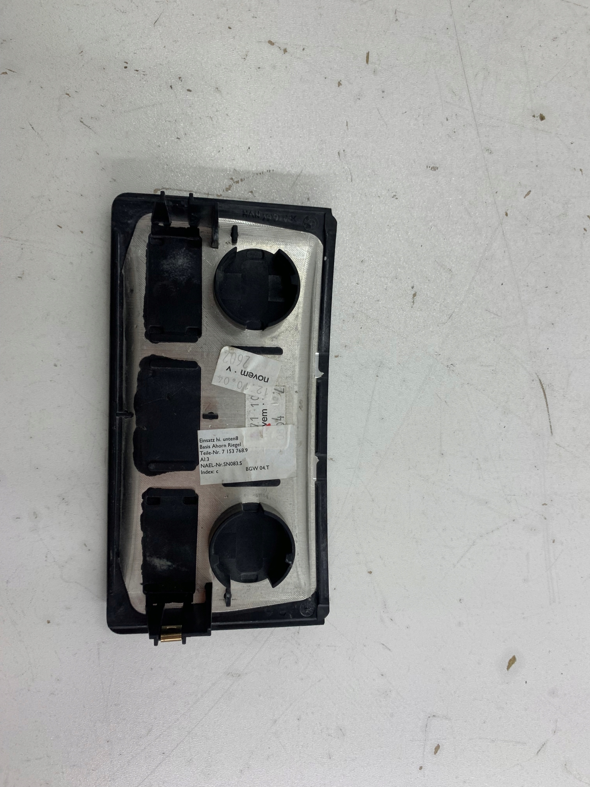 BMW E61 E60 garniture decorative console 7153768