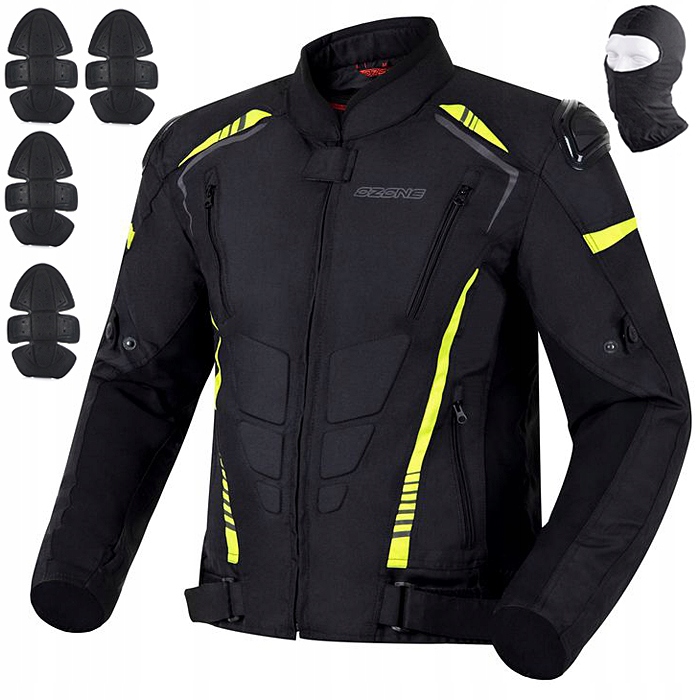 Pánska Textilná Motocyklová Bunda Ozone Pulse rM