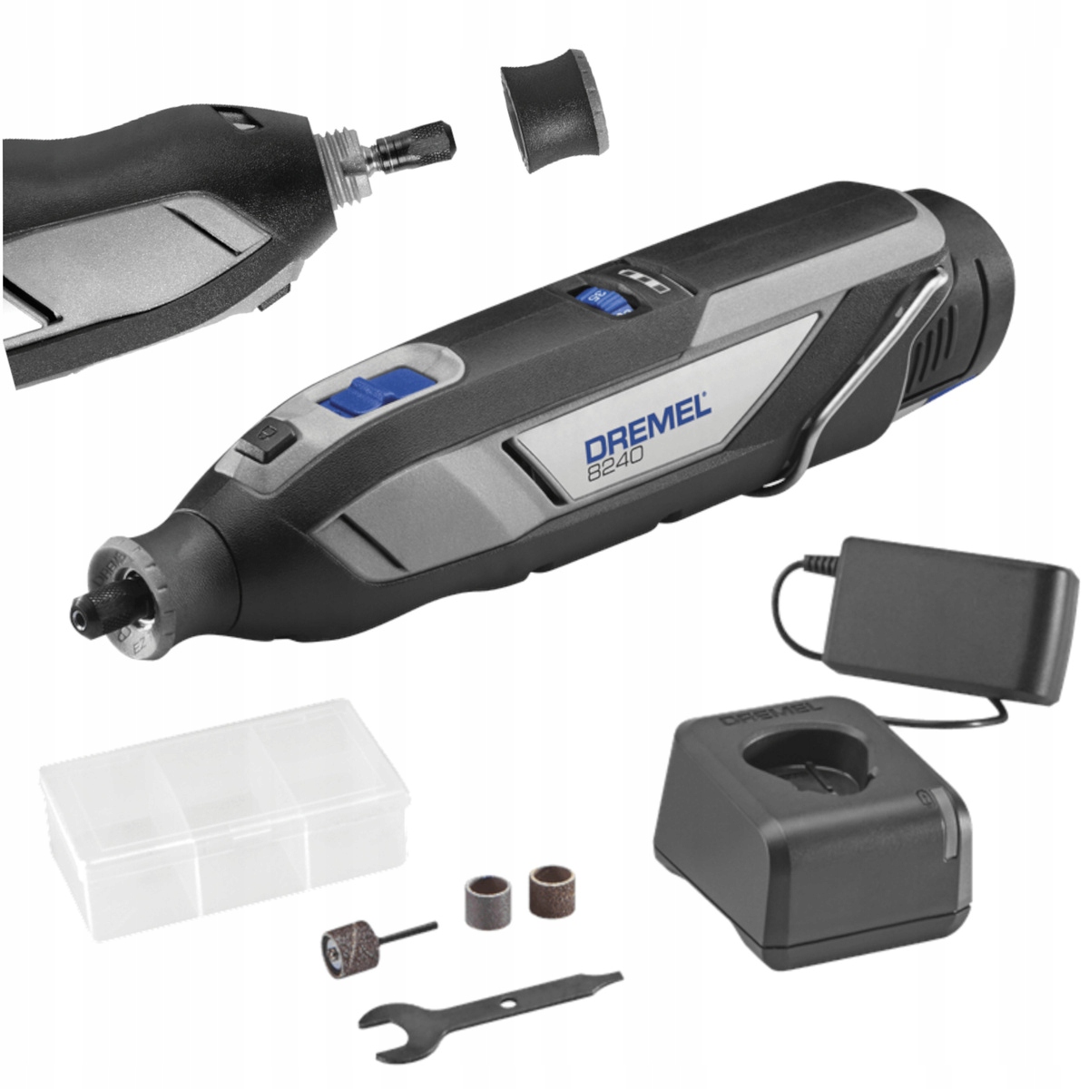 Bezdrátové Multifunkční Nářadí 12V Dremel 8240 F0138240JA Nabíječka
