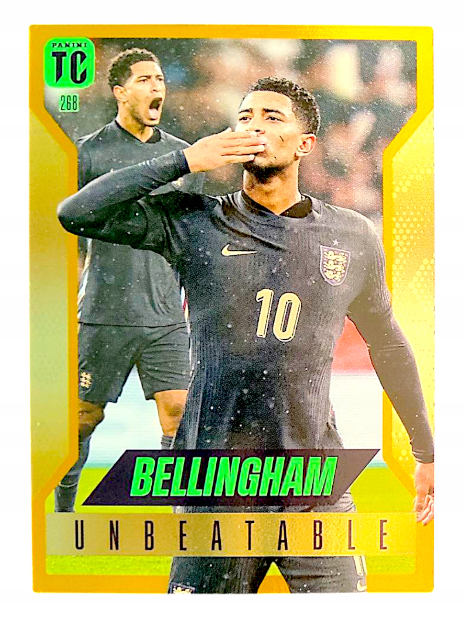 Panini Top Class 2025 Unbeatable 268 Bright Gold Złoty Jude Bellingham