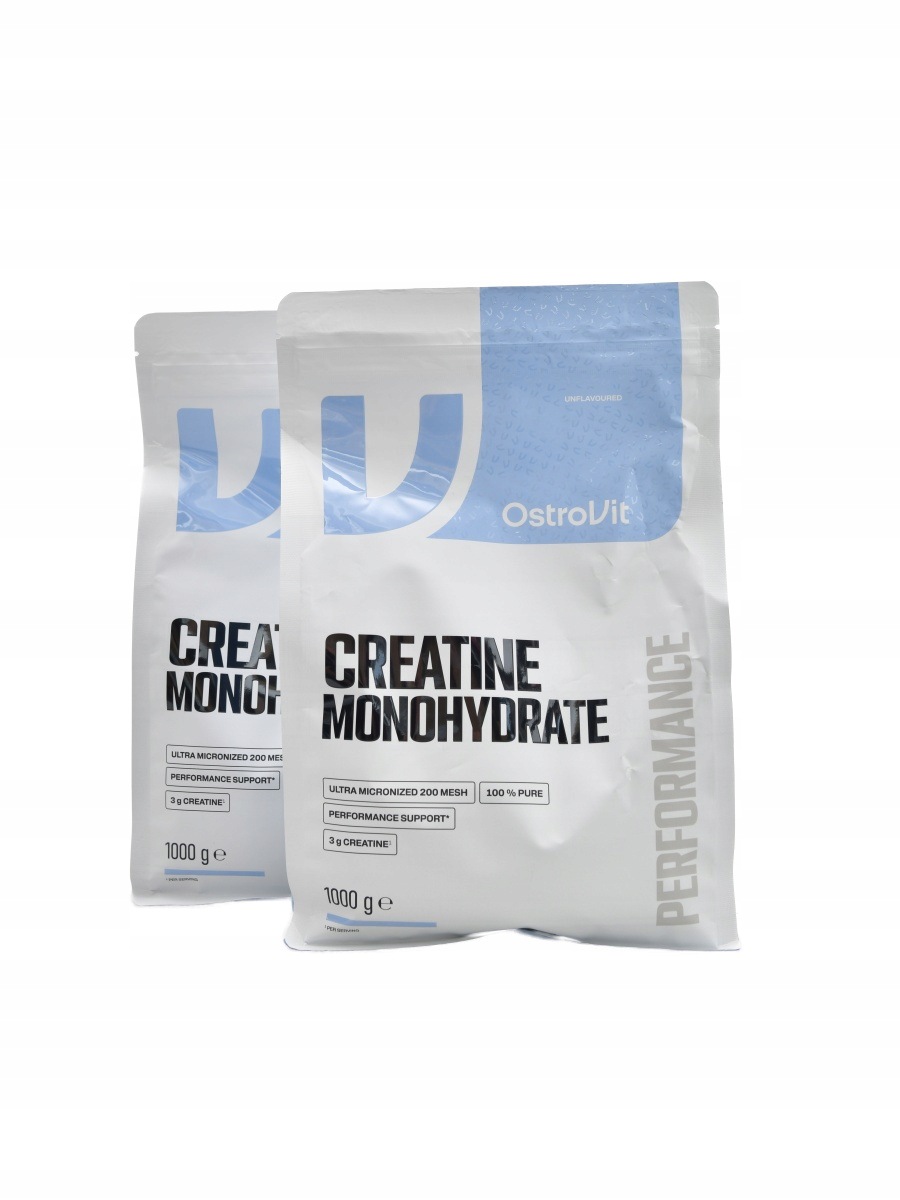 Ostrovit Pure creatine monohydrate 2 x 1000 g Duopack