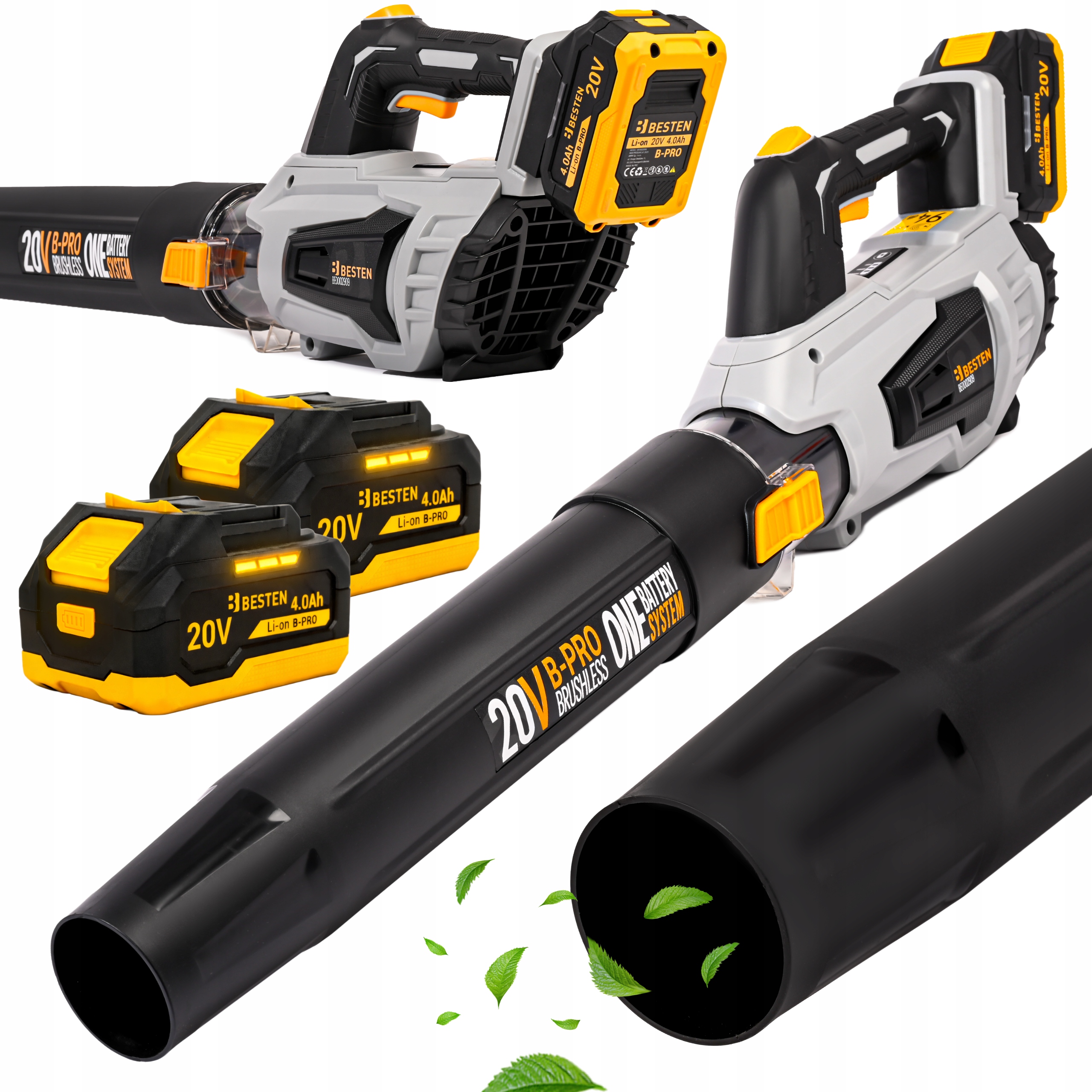 Výkonný Foukač Turbo Pro Zahradní Listí 4.0 Ah 161 km/h Besten