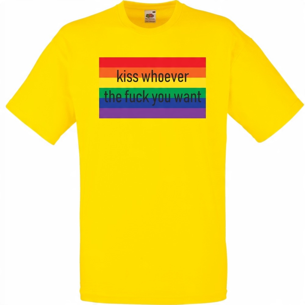 

Koszulka Lgbt marsz równości S żółta jaskrawa