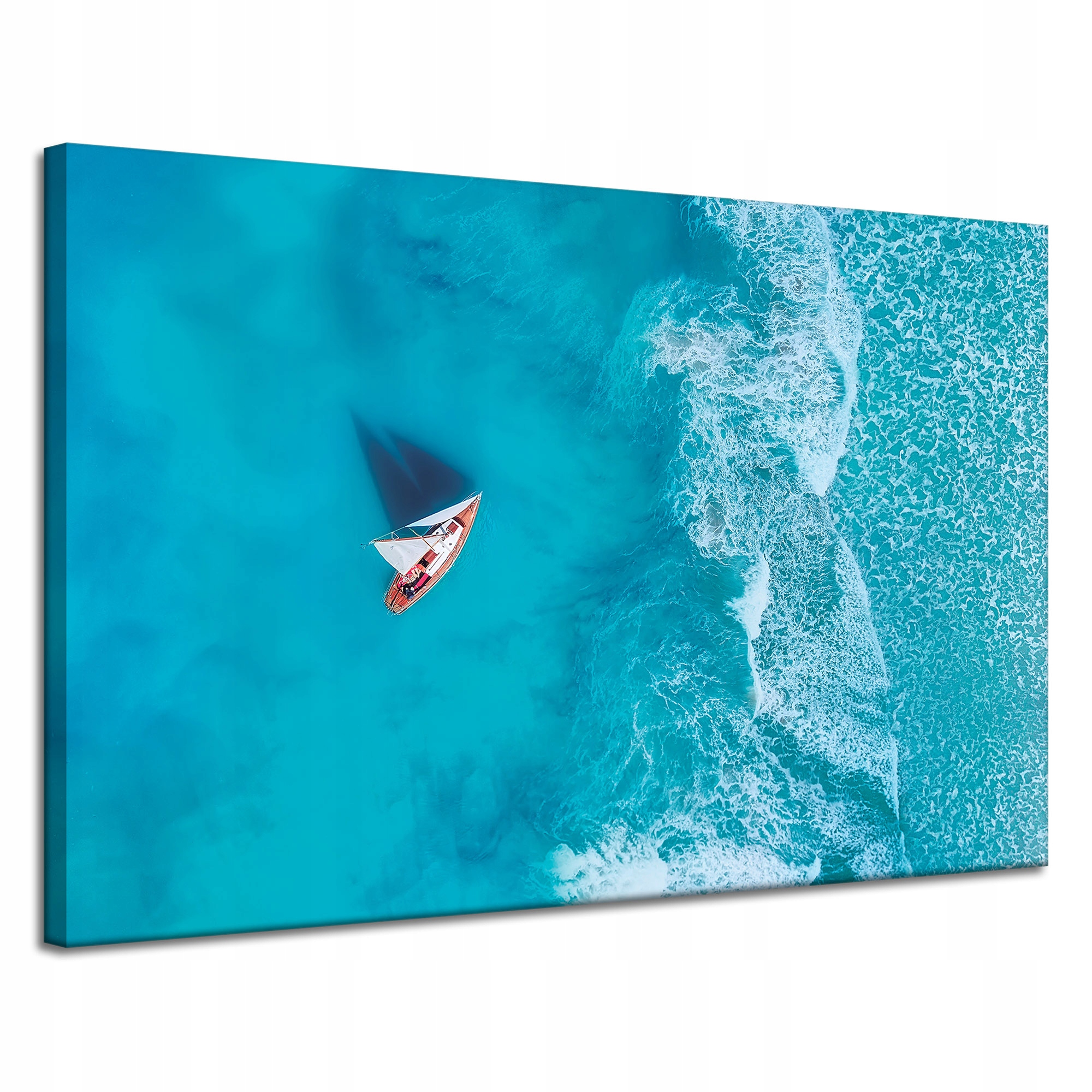Obraz na plátně Plachetnice Voda Oceán Vlny 120x80 cm Ideální jako dárek