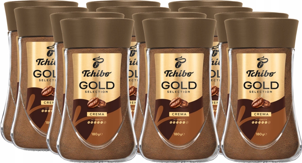 Kawa rozpuszczalna Tchibo Gold Crema 180g x12