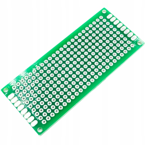 Płytka PCB prototypowa 3x7 cm dwustronna 340 otworów drukowana 2.54 mm Kod producenta 3x7 PCB