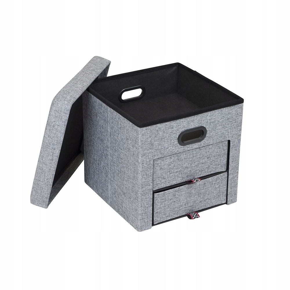 Pufa z szufladami szafka tekstylna 40x40x40cm Model model
