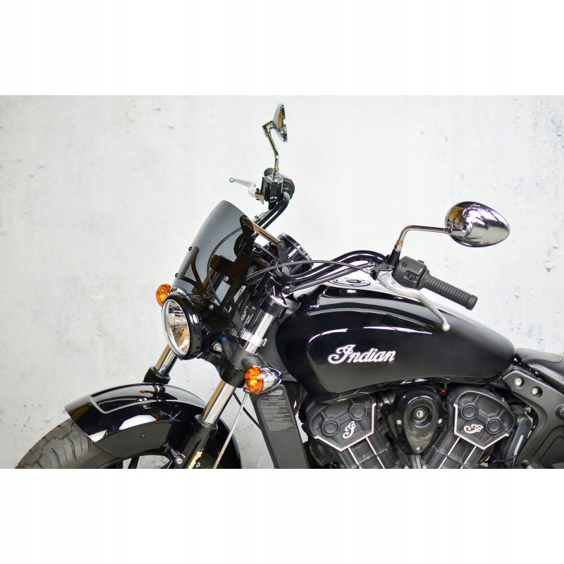 Indian Scout 1200 2015+ 27 cm (22 cm) Chopper Motocyklové sklo