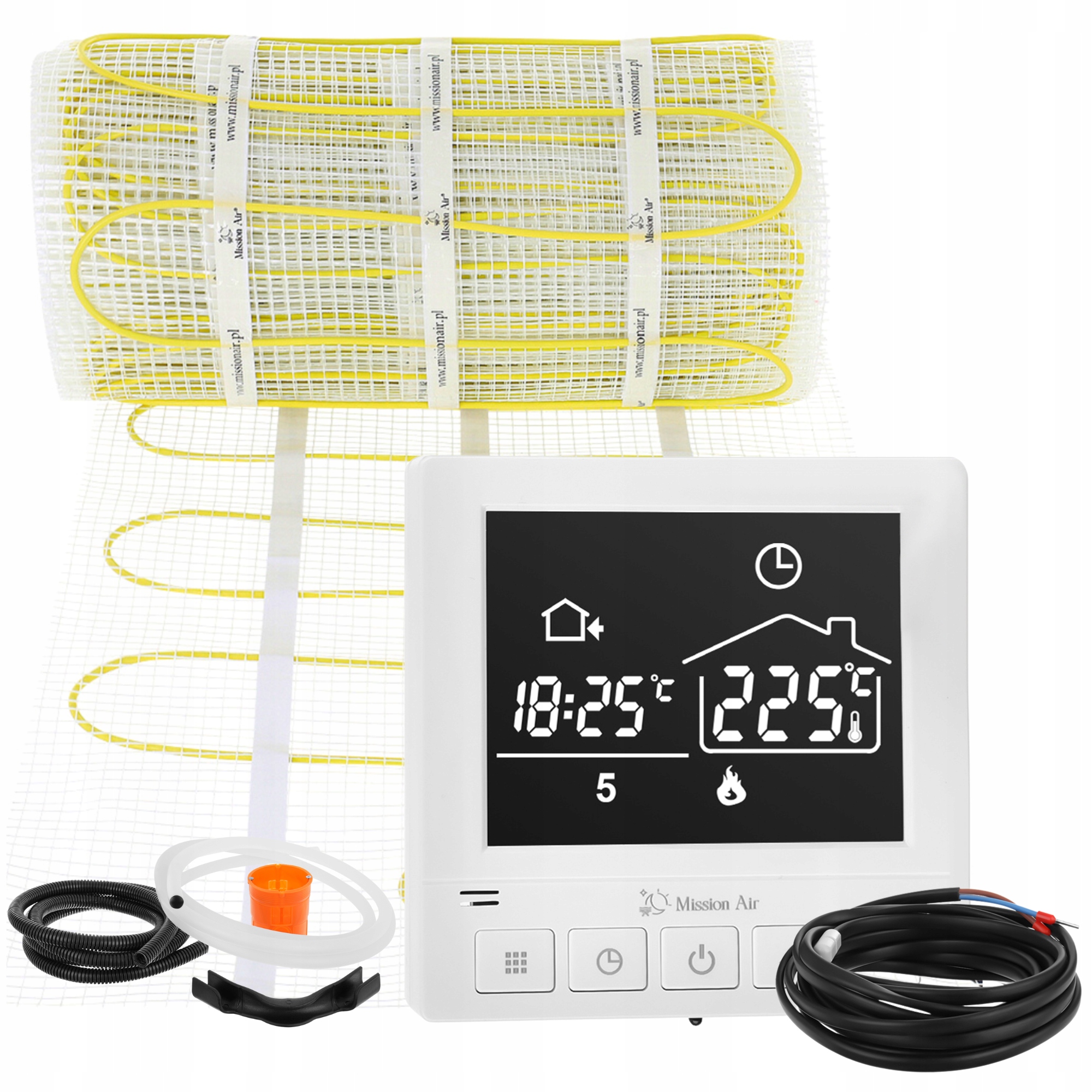 Set Vykurovacia rohož pod dlaždice MA-160W/m² 10 m²