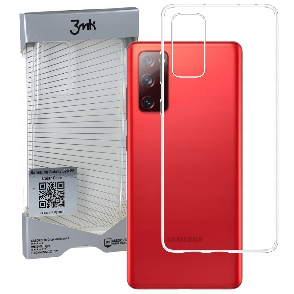 

Etui do Galaxy S20 Fe, 3MK Clear Case, pokrowiec