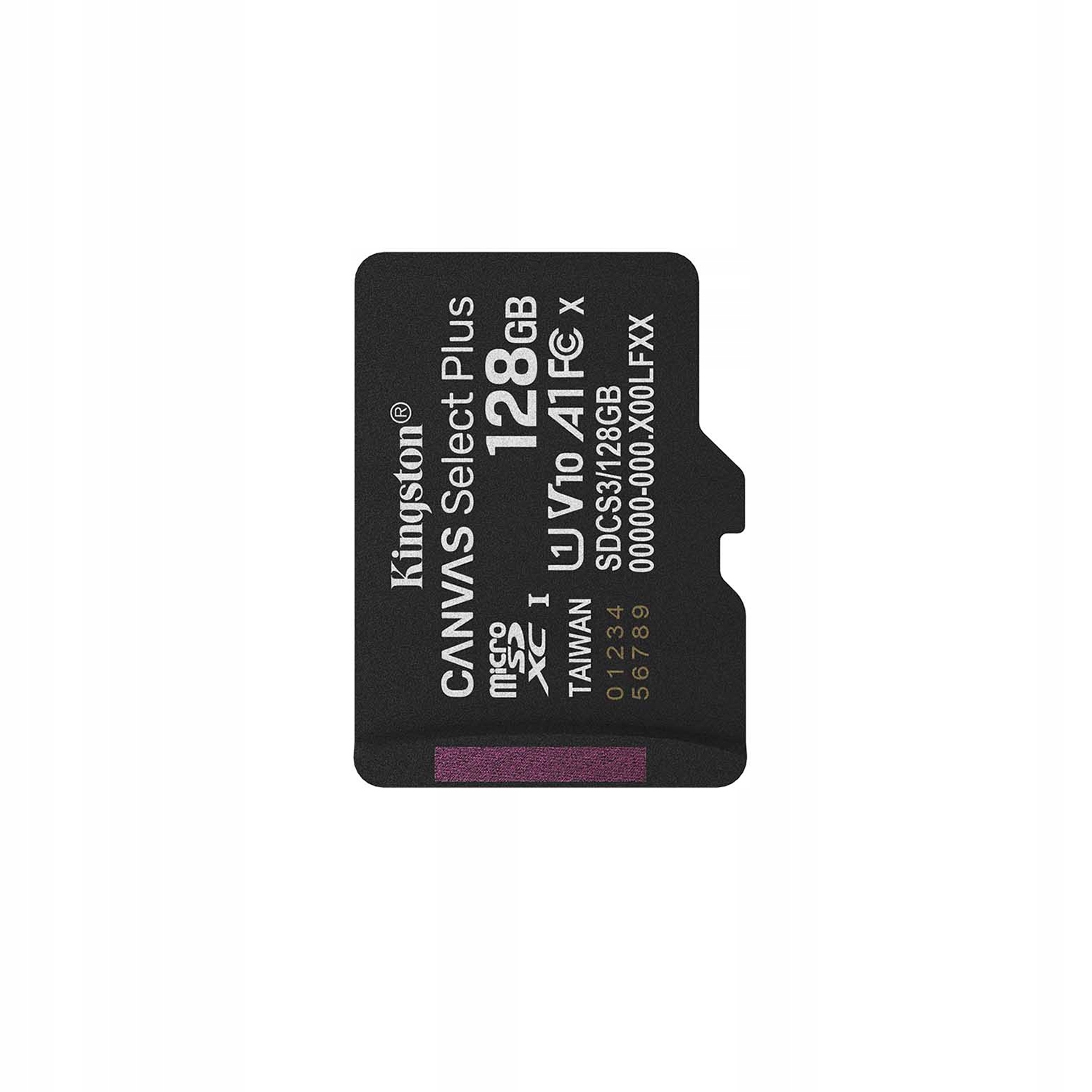 Kingston paměťová karta microSD 128 Gb Canvas Select+ G3 150MB/s