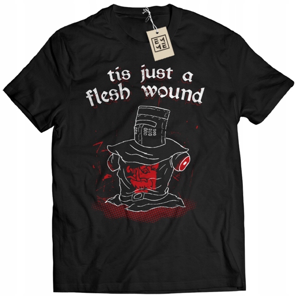 

Koszulka Just a Flesh Wound Black Knight L