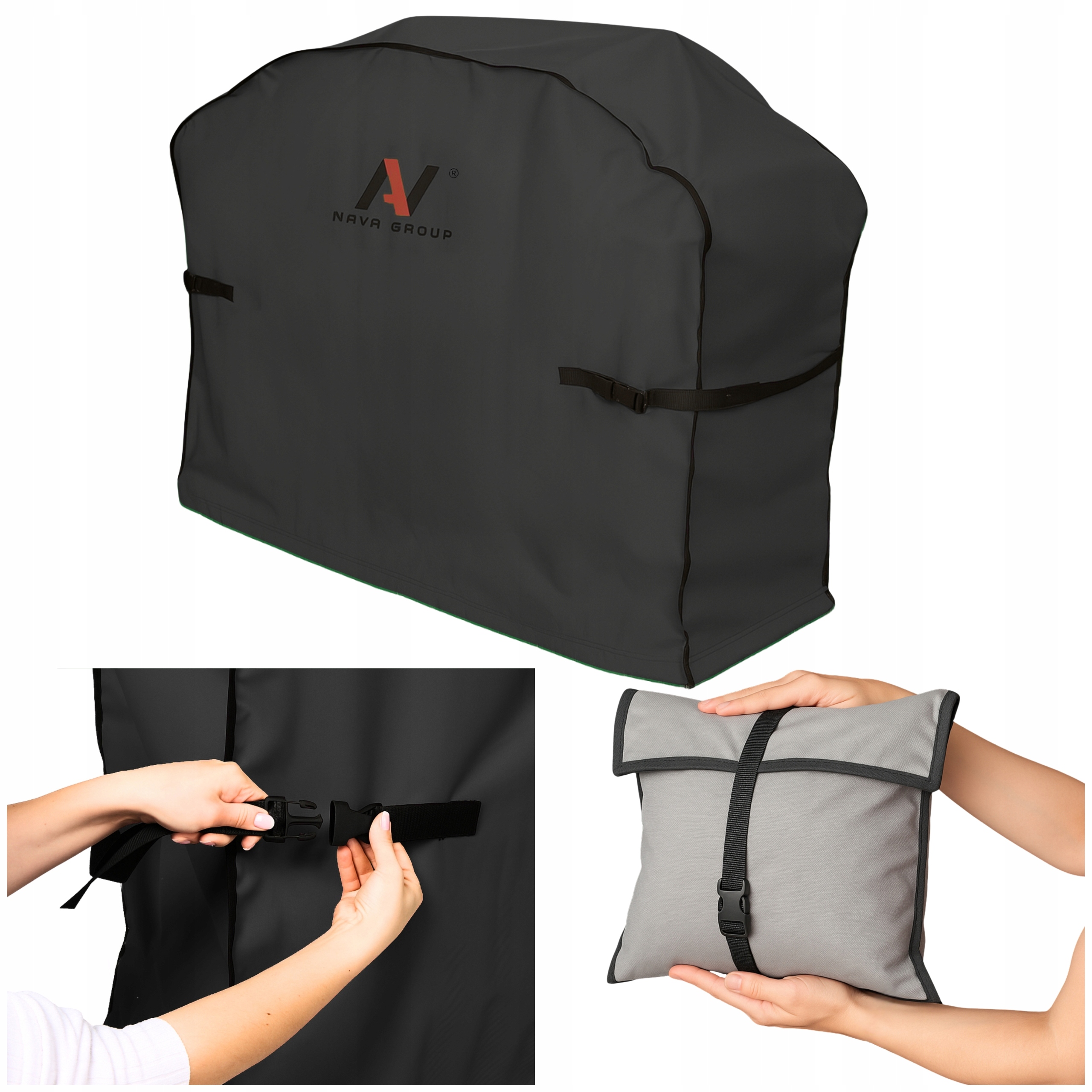 Ochranný obal na plynový gril Voděodolný Uv zahradní 135x52x101 Pásy