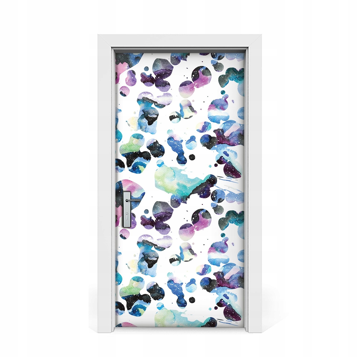

Naklejka na drzwi Galaktyka Kolorowe Plamy 95x205