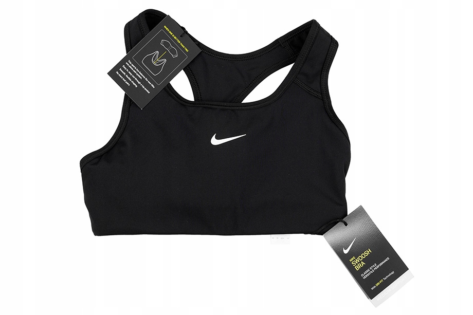 Stanik sportowy Nike czarny Rozmiar S