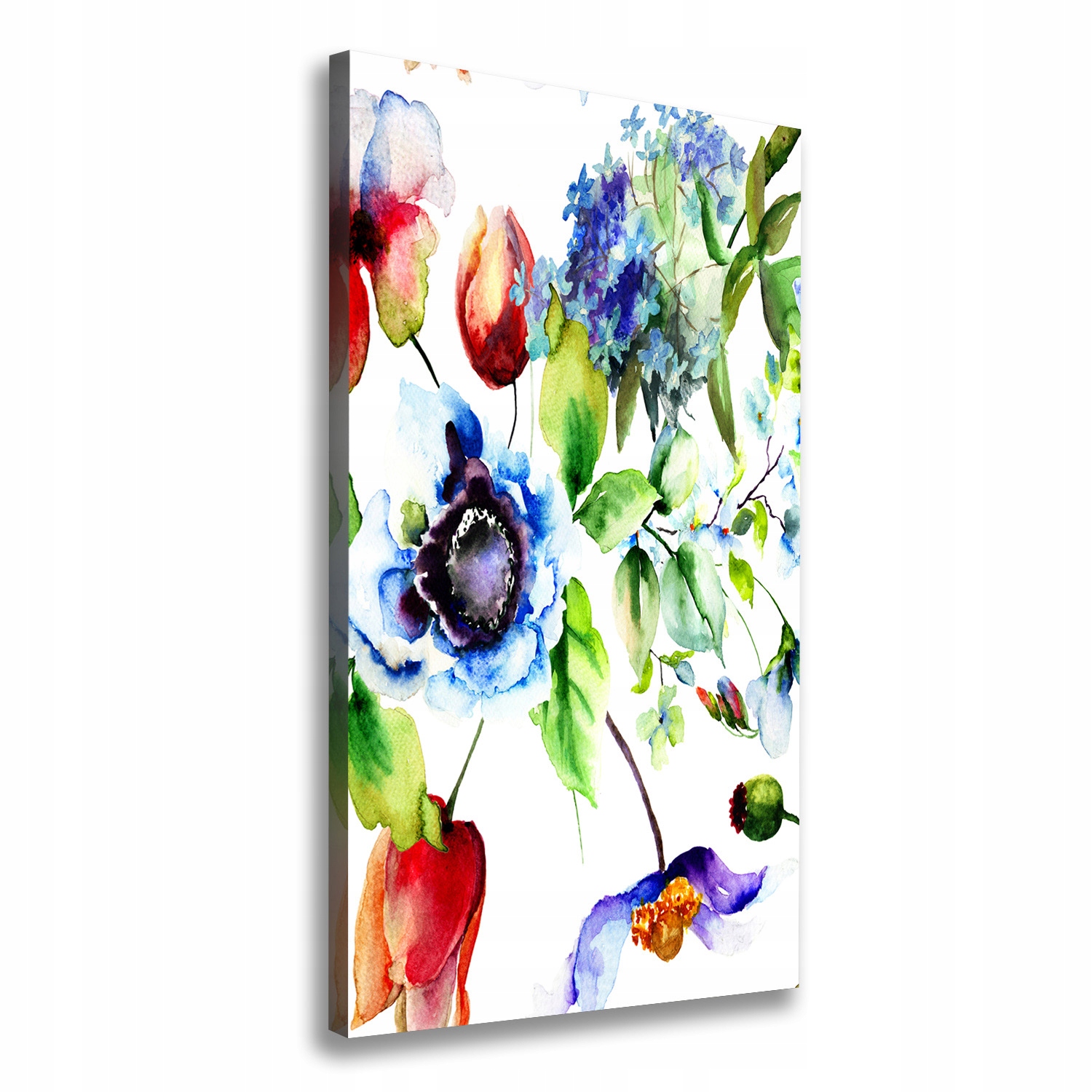 

Foto obraz canvas do salonu Polne kwiaty 60x120