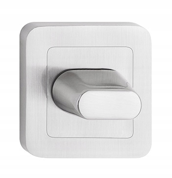 SZYLD DOLNY DECO LINEA DUO ISKRA TREND MALIBU kwadratowy NIKIEL SATYNA WC