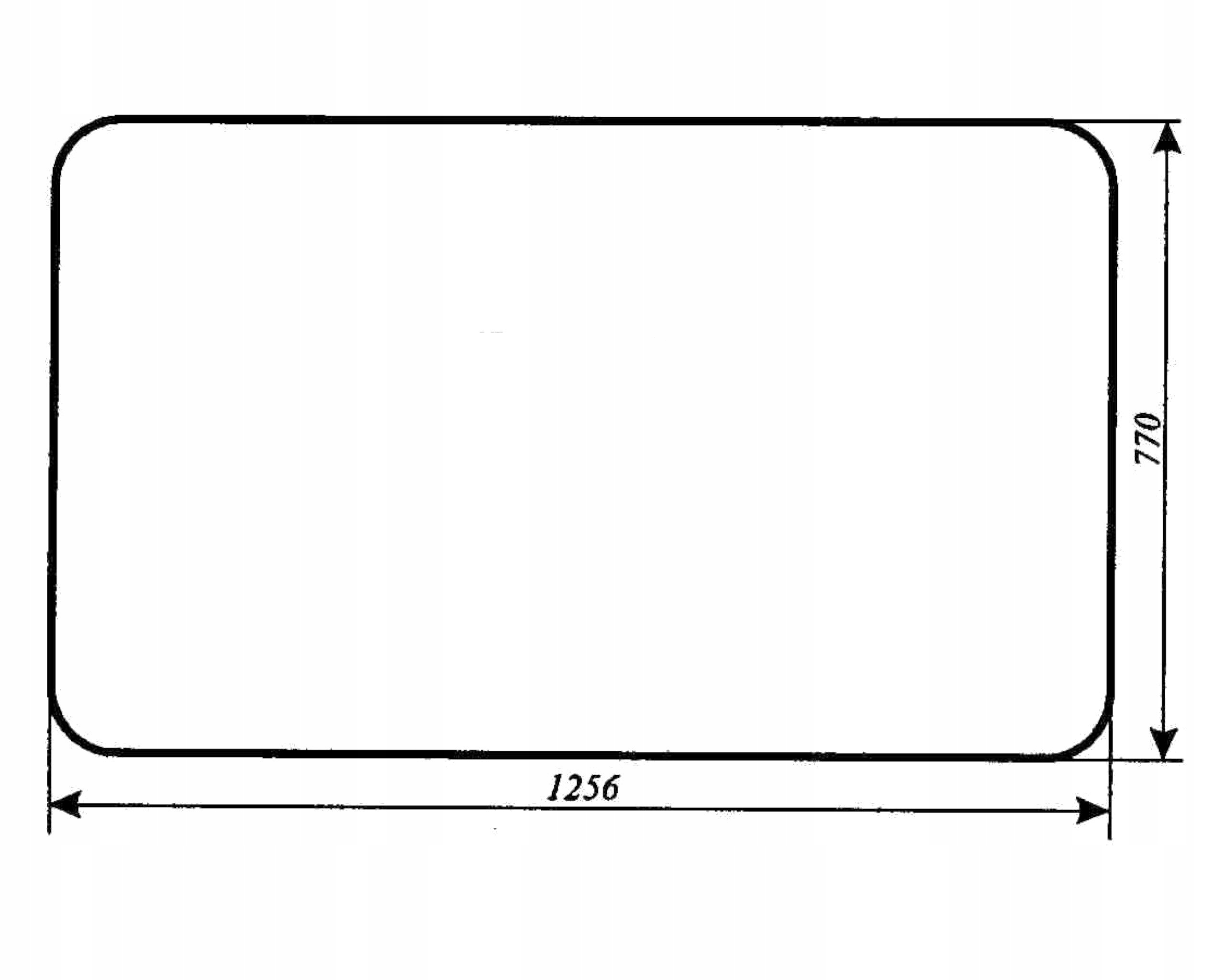 sklo pro nakladač L34 Ocelová zadní vůle