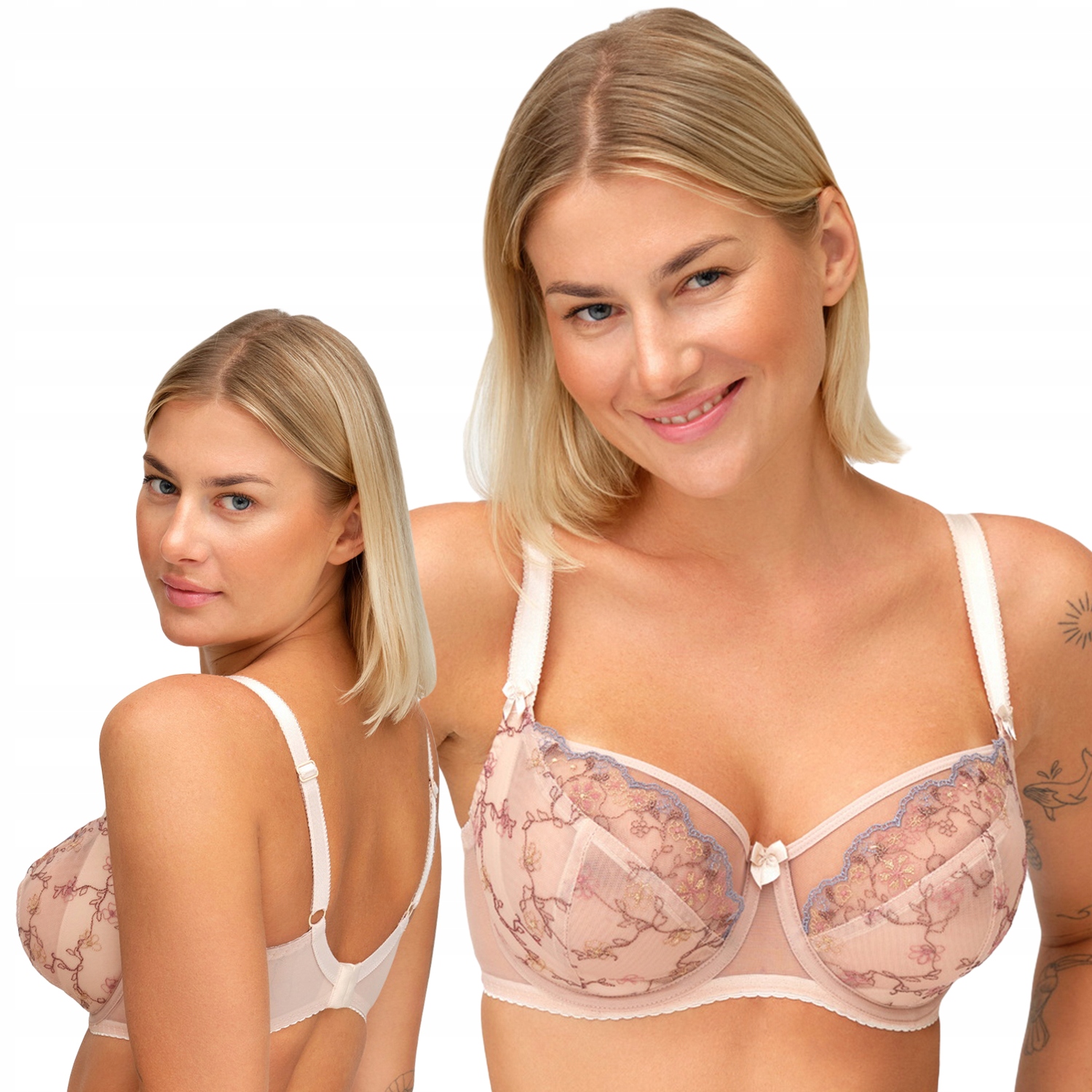 Azal Jiřina béžová 90E Měkká podprsenka